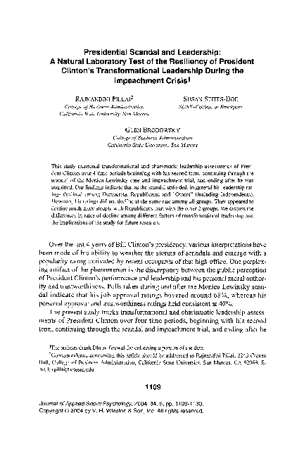 Presidential scandals essay 08 image