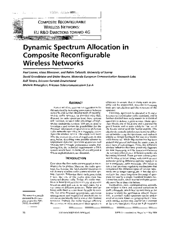 (PDF) Dynamic spectrum allocation in composite reconfigurable wireless ...