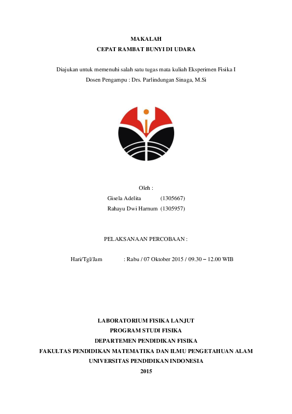 Eksperimen Fisika Research Papers Academia Edu