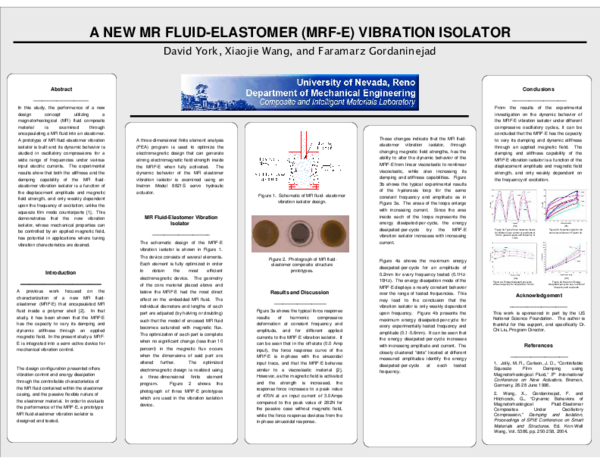 (PDF) A New MR Fluid-Elastomer Vibration Isolator
