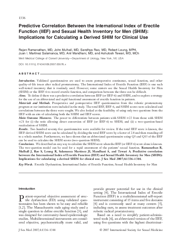 (PDF) Predictive Correlation Between the International Index of ...