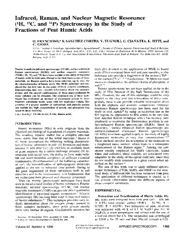 (PDF) Infrared, Raman, and Nuclear Magnetic Resonance ( 1 H, 13 C, and ...