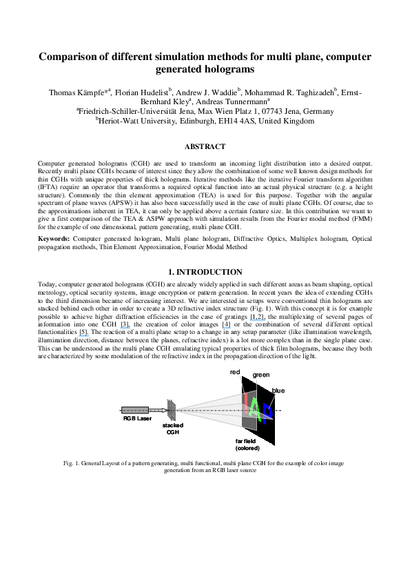 (PDF) Comparison of different simulation methods for effective medium ...