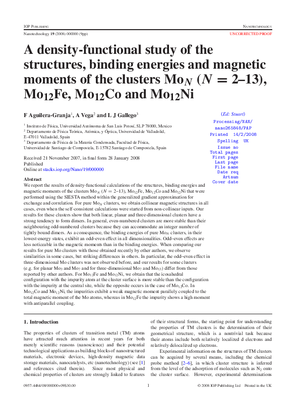  pdf a density functional study of the structures binding energies