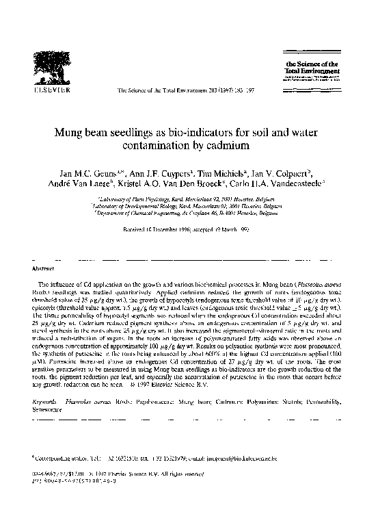 Mung bean research paper pdf picture