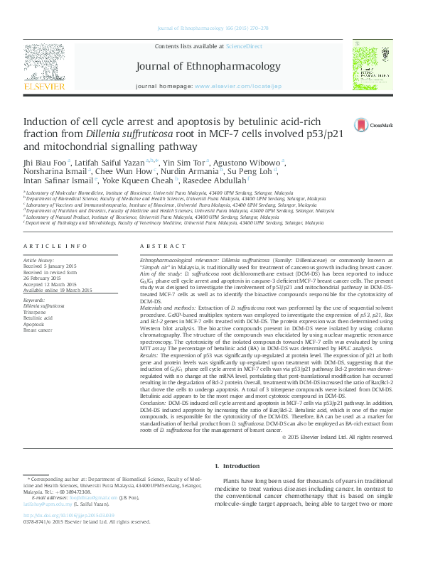 (PDF) Induction of cell cycle arrest and apoptosis by BCG infection in ...