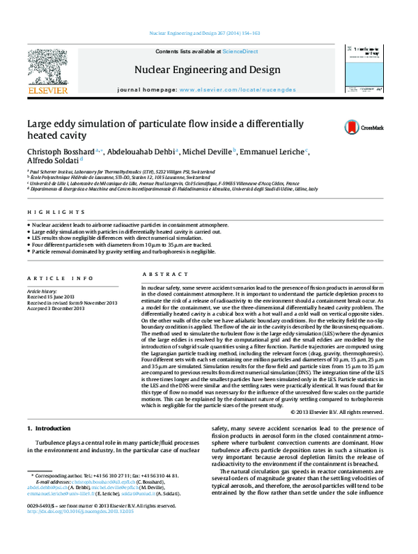 (PDF) Large eddy simulation of particulate flow inside a differentially ...