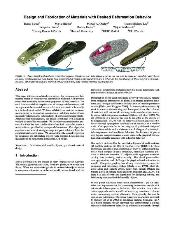 (PDF) Design and fabrication of materials with desired deformation behavior