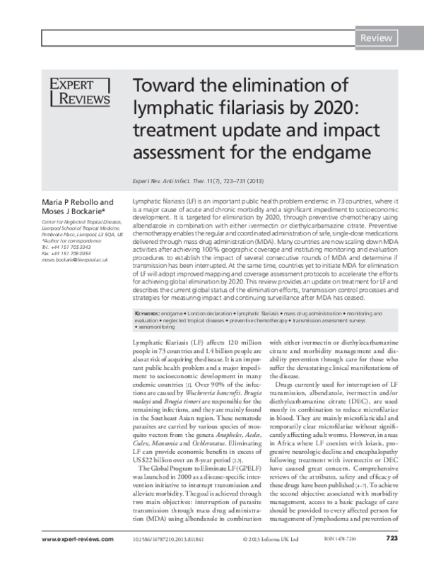 Filaria treatment image