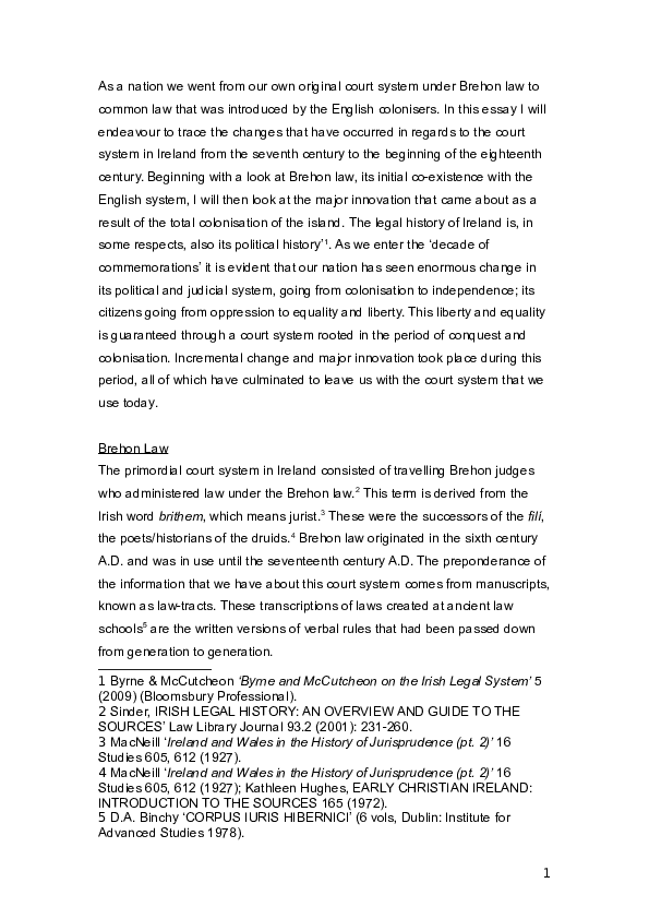Essays brehon law 06 picture