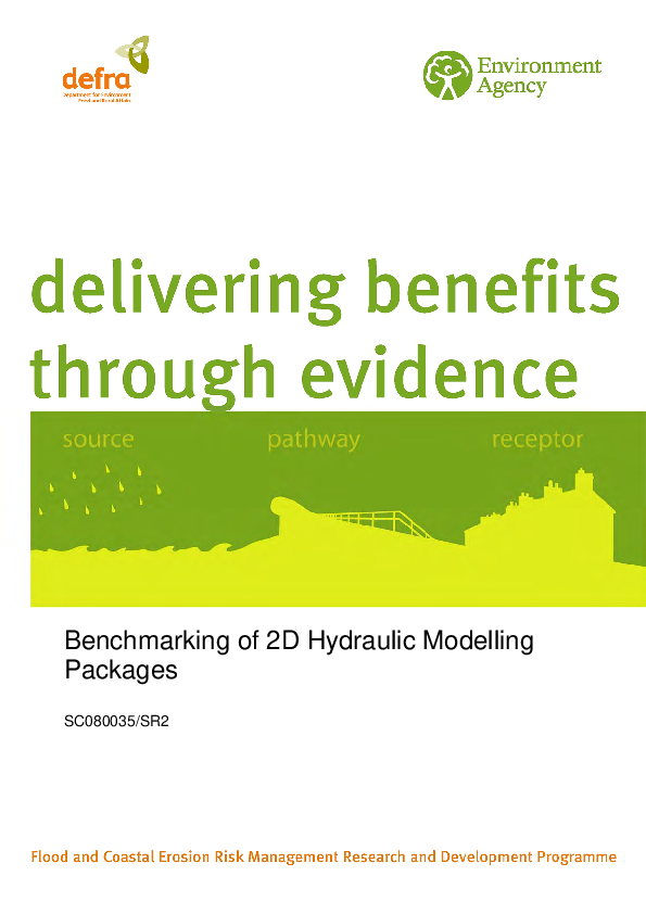 (PDF) Benchmarking of 2D Hydraulic Modelling Packages SC080035/SR2