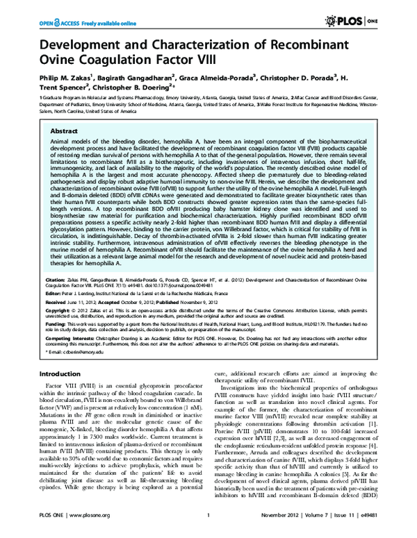(PDF) Development and Characterization of Recombinant Antibody ...
