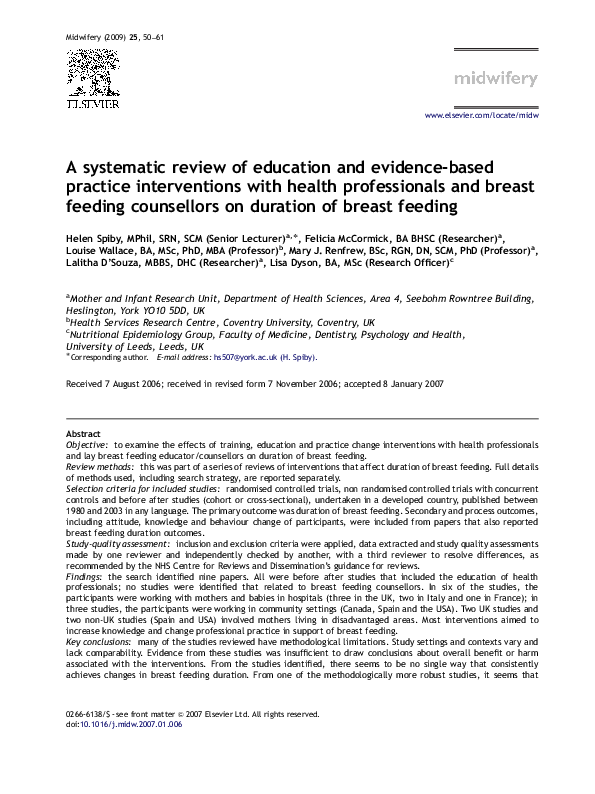  pdf a systematic review of education and evidence based practice
