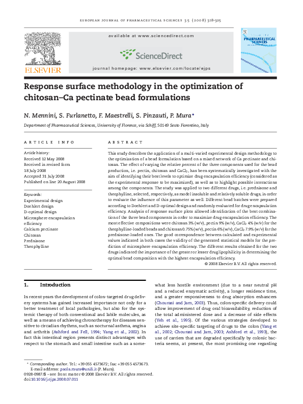 (PDF) Response surface methodology in the optimization of tea ...