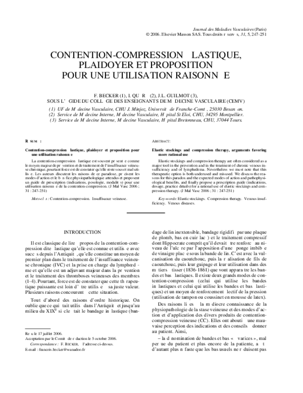 (PDF) Contention-compression élastique, plaidoyer et proposition pour ...