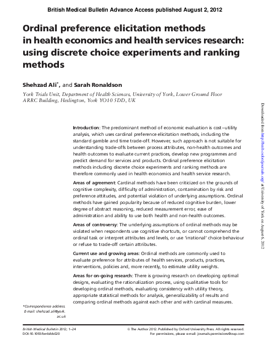 What is possible care preferences picture