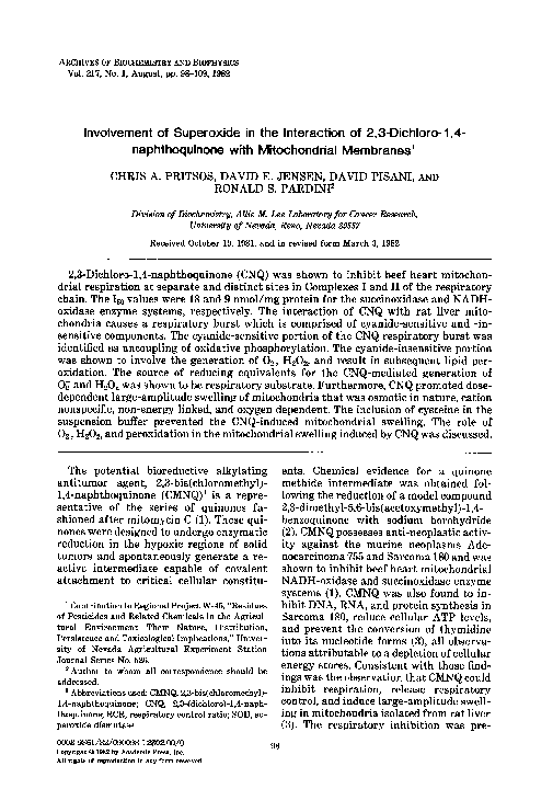 pdf-involvement-of-superoxide-in-the-interaction-of-2-3-dichloro-1-4