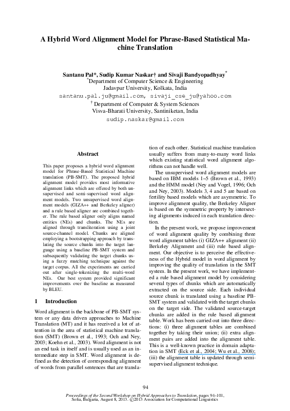 translation alignment