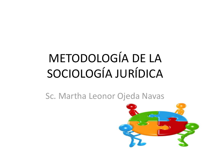 (PDF) METODOLOGÍA DE LA SOCIOLOGÍA JURÍDICA