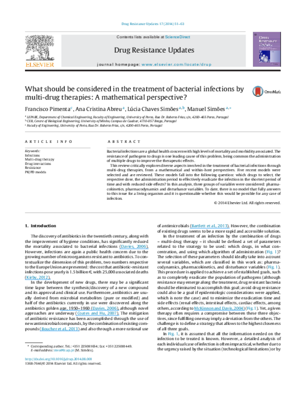 (PDF) What should be considered in the treatment of bacterial ...