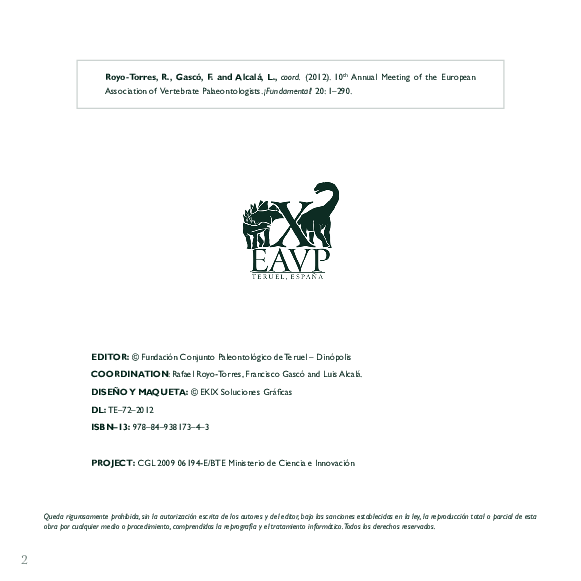 (PDF) The Late Jurassic Vertebrate Assemblage of the Langenberg Quarry