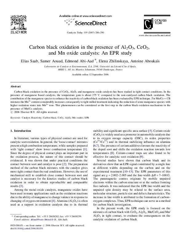 Cerium oxide catalyst picture