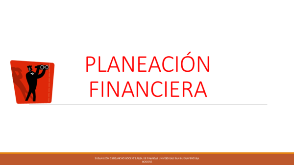(PDF) PLANEACIÓN FINANCIERA FLUJO DE EFECTIVO