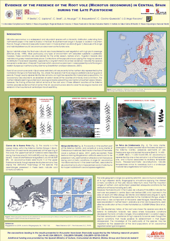 (PDF) Evidence of the presence of the Root vole (Microtus oeconomus) in ...