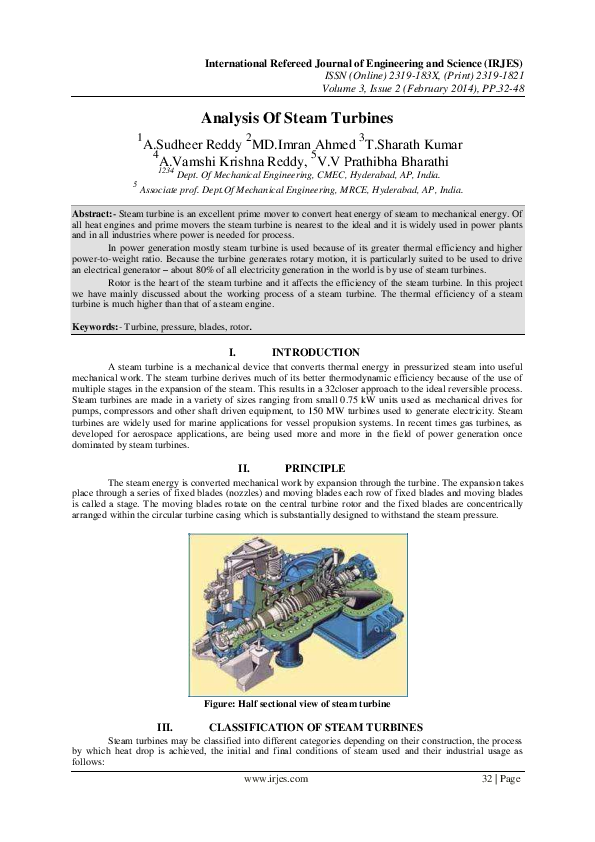 Steam turbine manufacturer picture