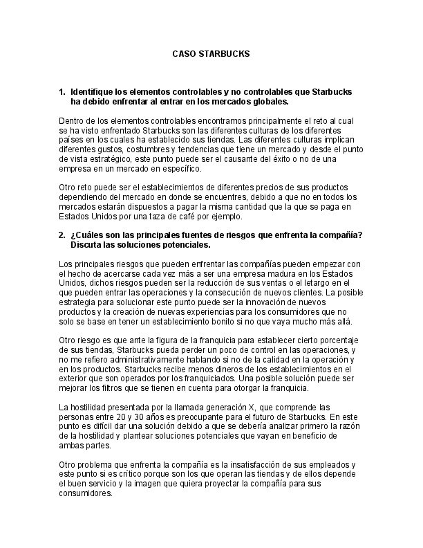 Starbucks change management case study picture