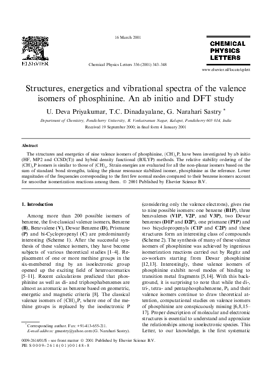 (PDF) Structures, energetics and vibrational spectra of the valence ...