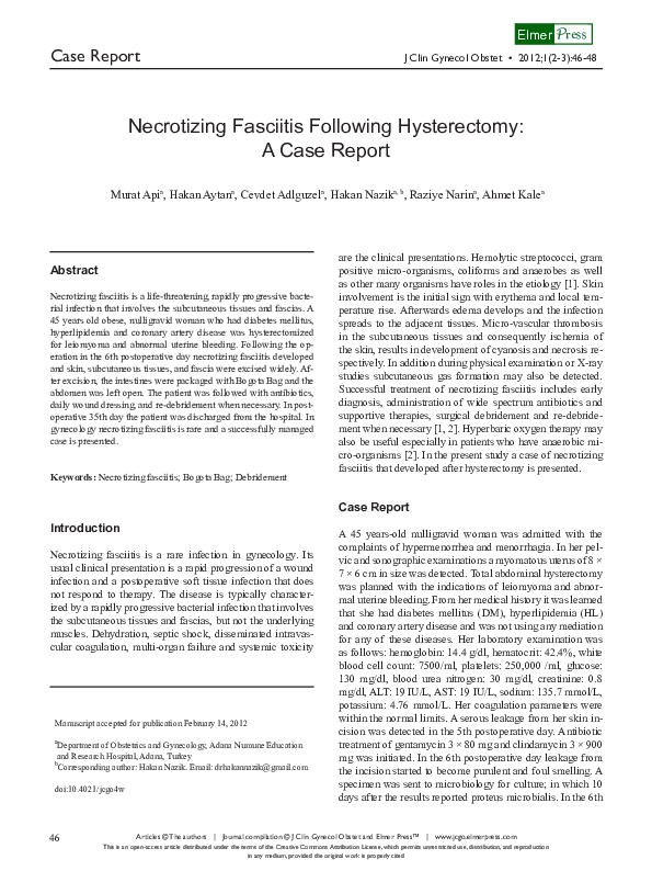 Necrotizing fasciitis essay 04 picture