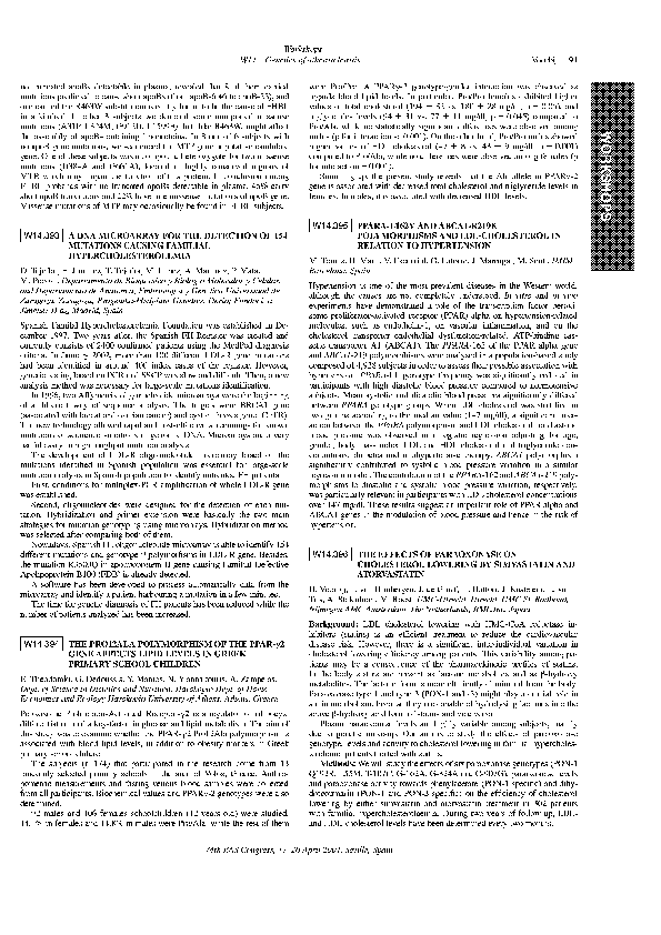 Pdf W14 394 The Pro12ala Polymorphism Of The Ppar G2 Gene Affects Lipid Levels In Greek Primary School Children Yannis Manios Academia Edu