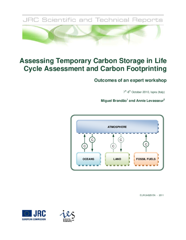 (PDF) Assessing temporary carbon storage in life cycle assessment and ...