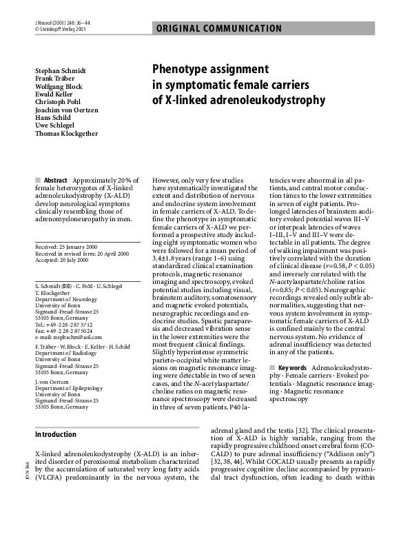 Adrenoleukodystrophy mri picture