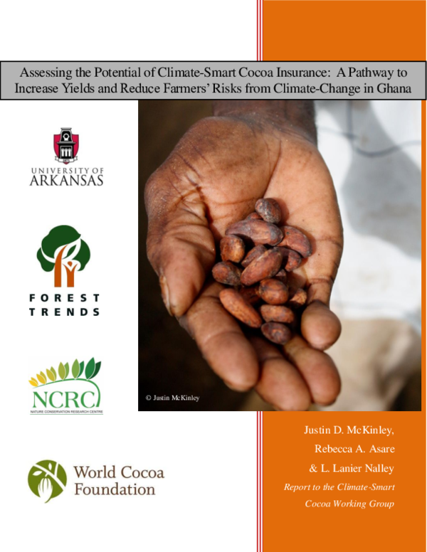 (PDF) Assessing the Potential of ClimateSmart Cocoa Insurance A