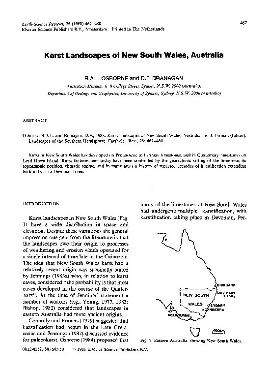 How are karst landscapes formed image