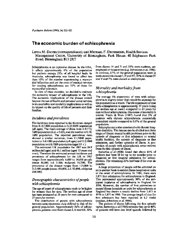 Schizophrenia Research Papers | Guidelines and Topic Ideas