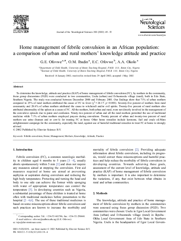 Complex febrile seizure picture