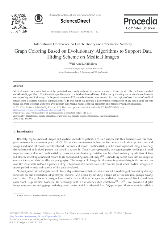 (PDF) Graph Coloring Based on Evolutionary Algorithms to Support Data ...