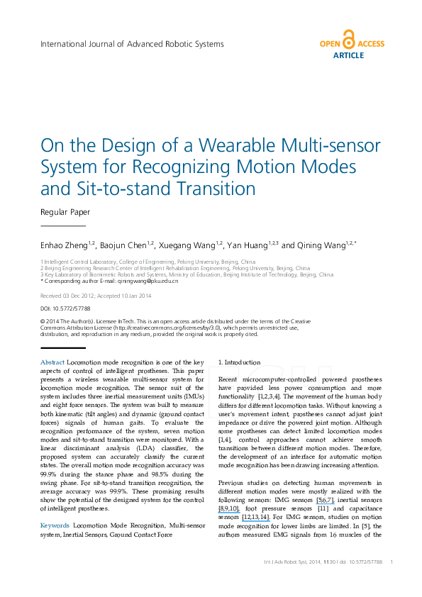 (PDF) On the Design of a Wearable Multi-sensor System for Recognizing ...