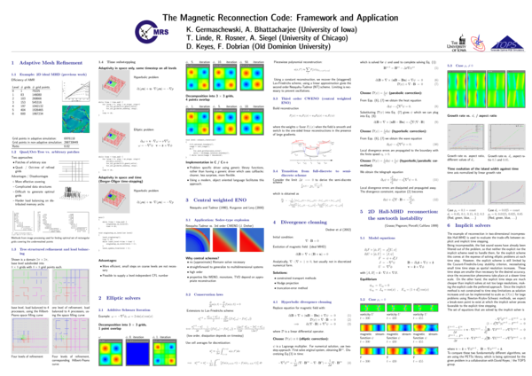 (PDF) The Magnetic Reconnection Code: Framework and Application