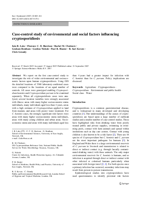 Foodborne illness case study picture