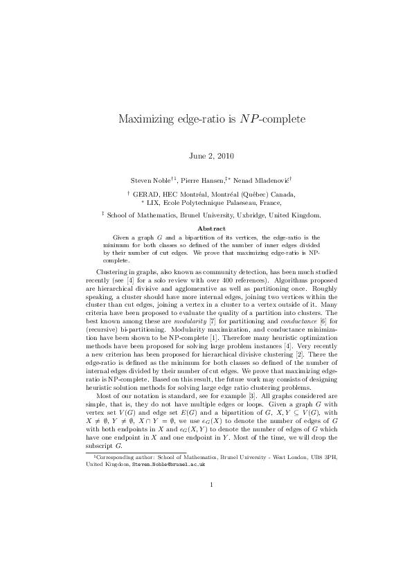 (PDF) Maximizing edgeratio is Steven Noble Academia.edu