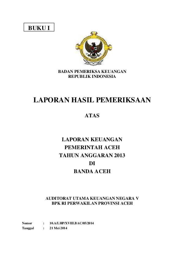 Badan Pemeriksa Keuangan Melakukan Audit Alutsista