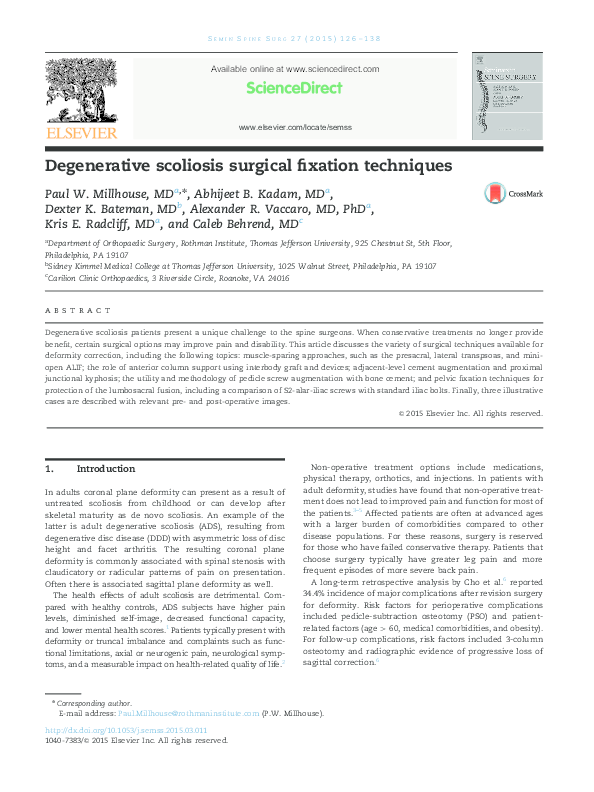 Exercises for scoliosis image