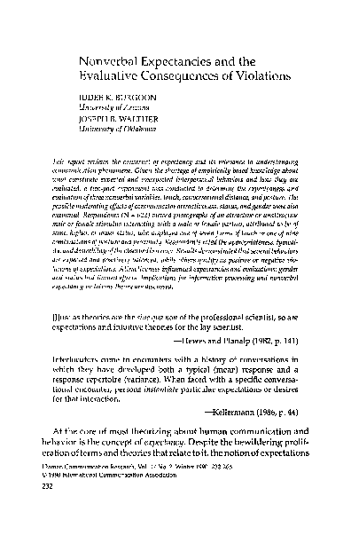 Nonverbal violation essay 08 picture