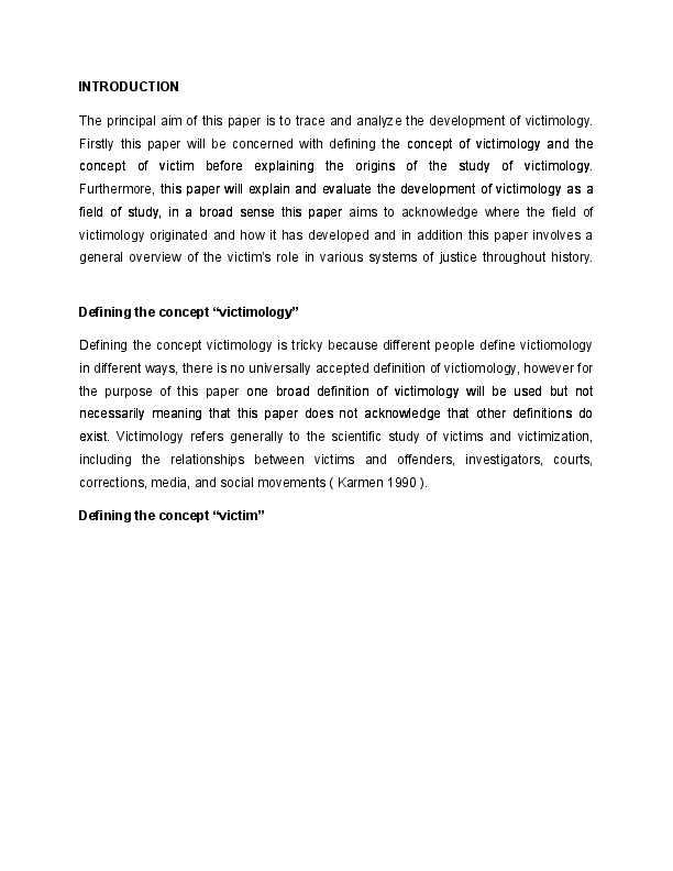Victimology assignment image