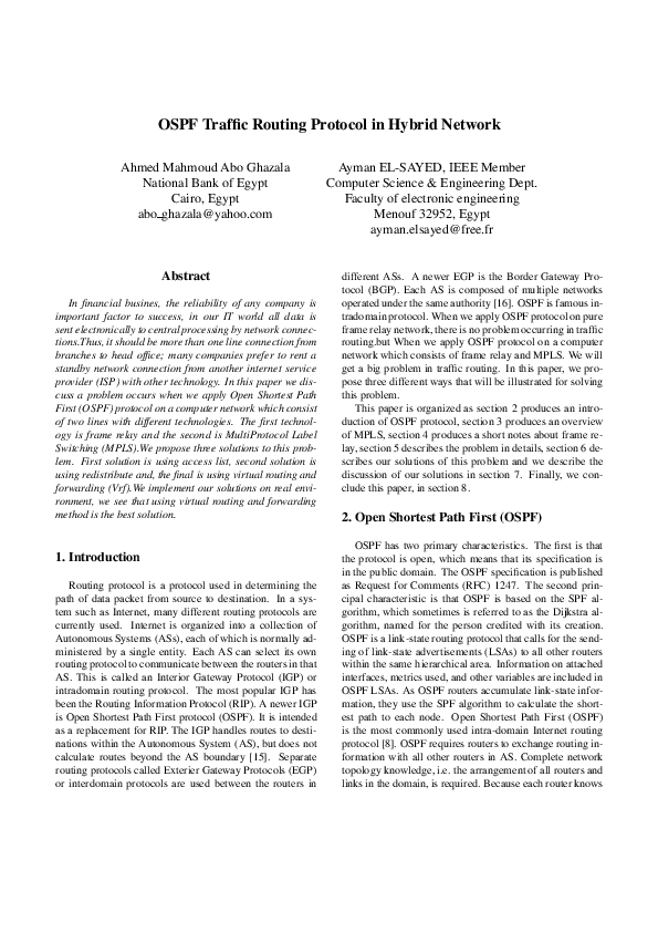 Ospf protocol cisco image