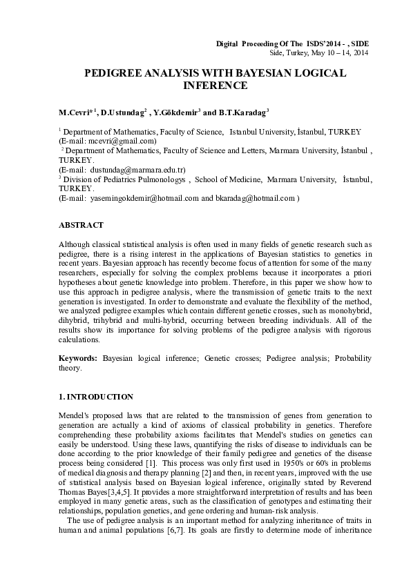 Pedigree analysis ppt picture
